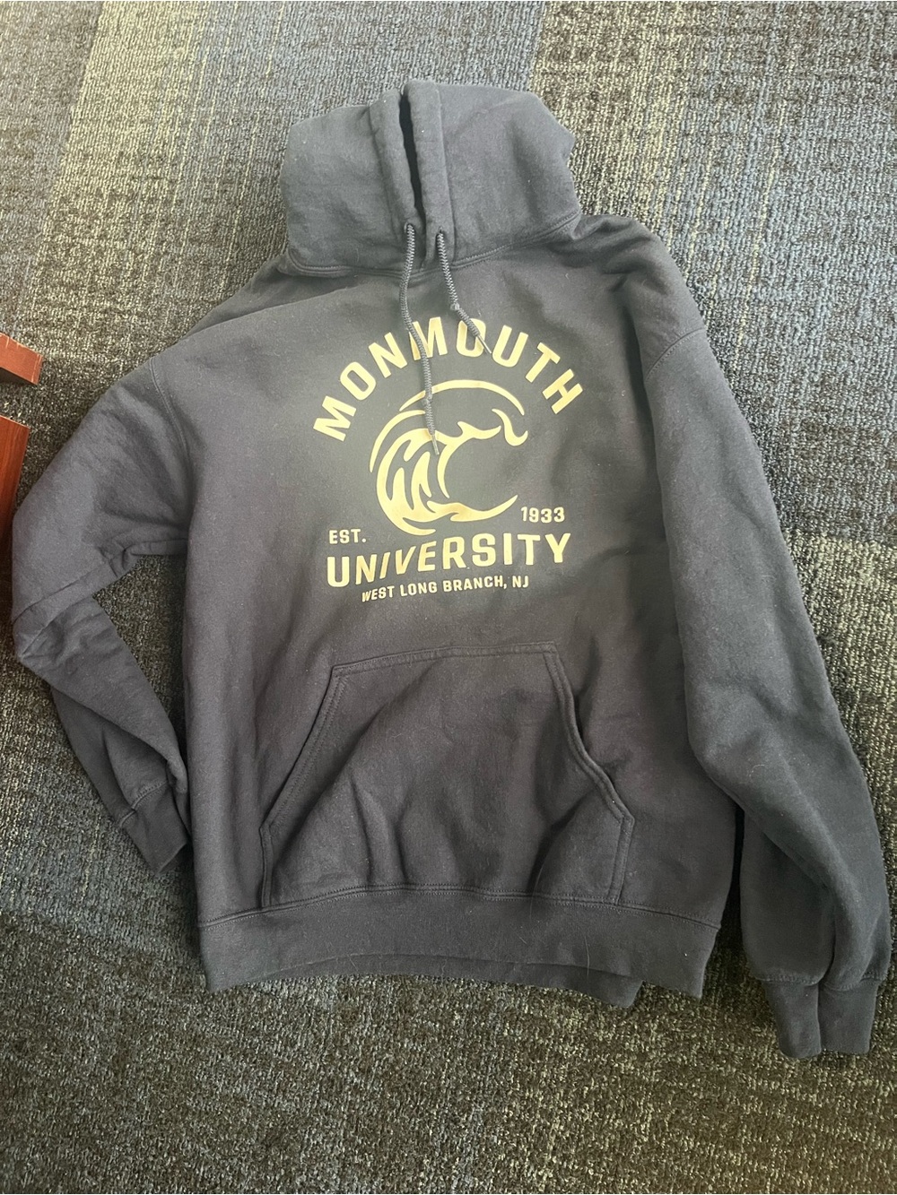Monmouth University Navy Hoodie 🌊